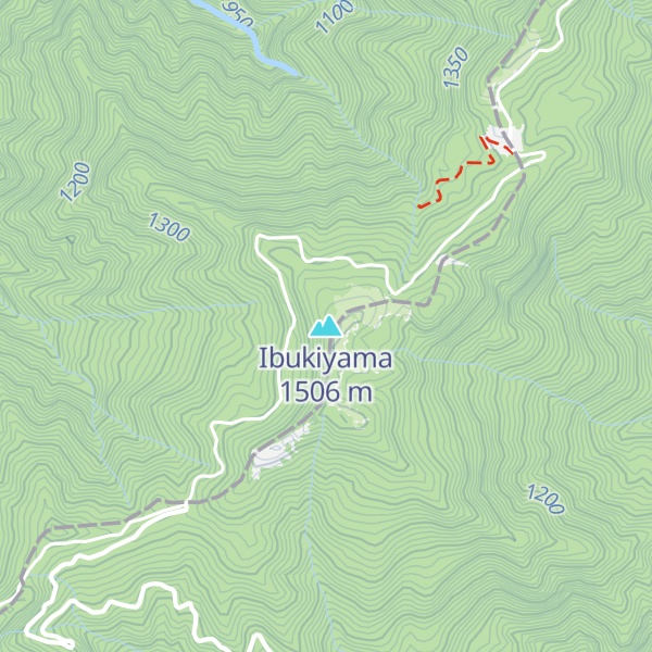Map of Ibukiyama