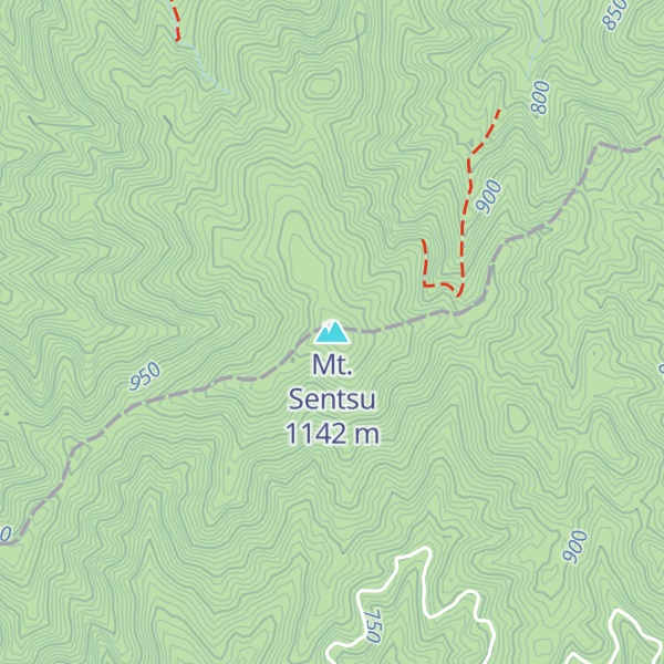 Map of Mt. Sentsu