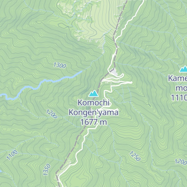 Map of Komochi Kongen'yama