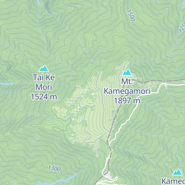 Map of Kamegamori Hinan Koya
