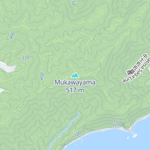 Map of Mukawayama