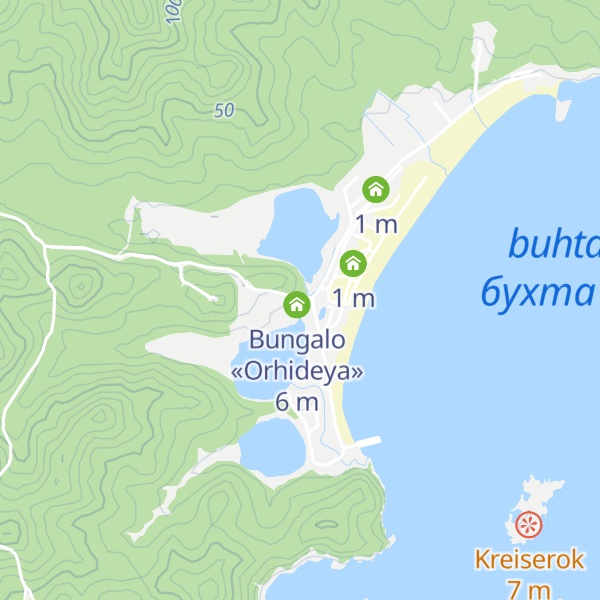 Map of Bungalo «Shotlandiya»