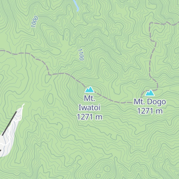Map of Mt. Iwatoi