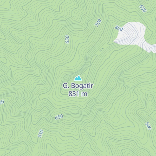 Map of G. Bogatir