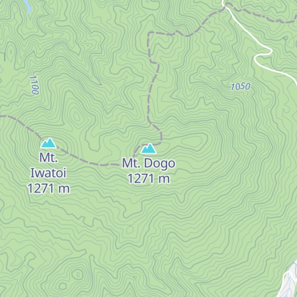 Map of Mt. Dogo