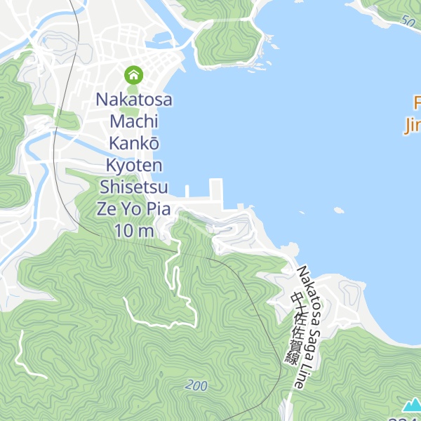 Map of 道の駅;マルシェなかとさ