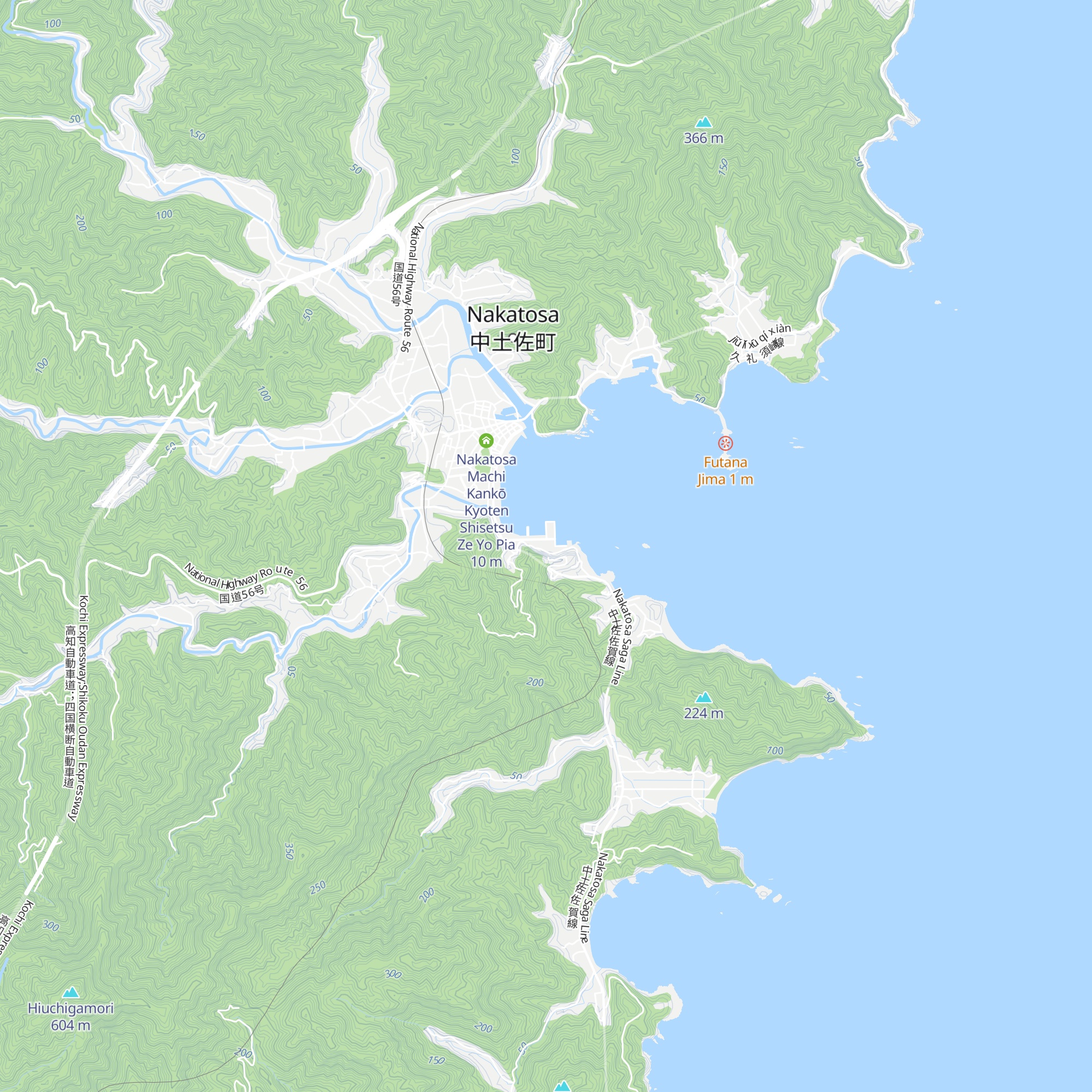 道の駅;マルシェなかとさ map