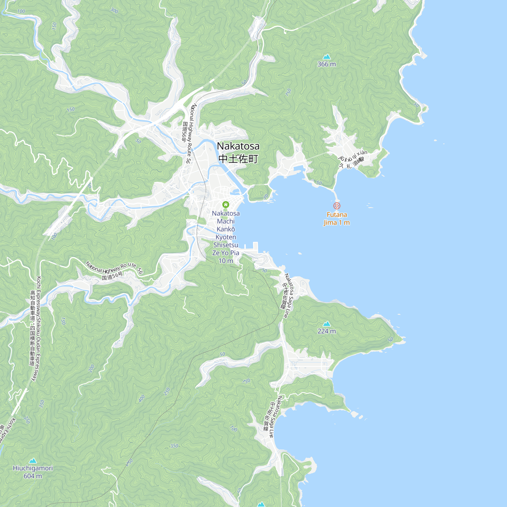道の駅;マルシェなかとさ map