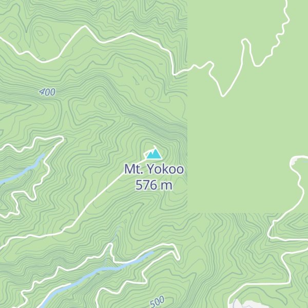 Map of Mt. Yokoo