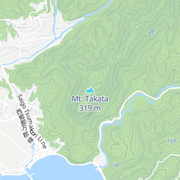 Map of Mt. Takata