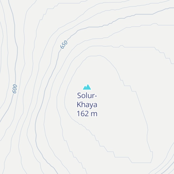 Map of Solur-Khaya