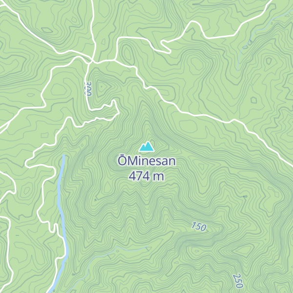 Map of ŌMinesan