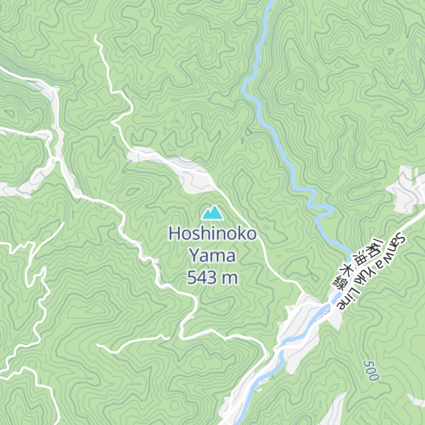 Map of Hoshinoko Yama
