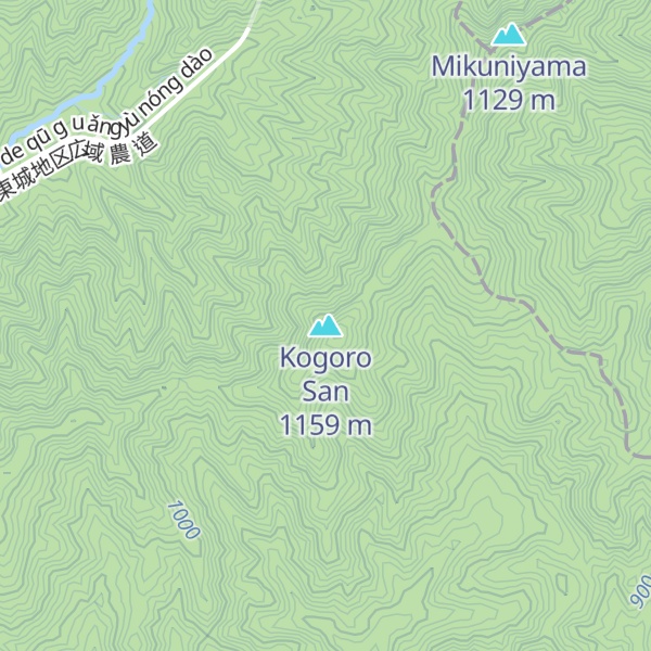 Map of Kogoro San