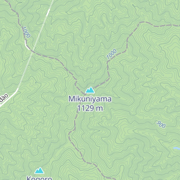 Map of Mikuniyama