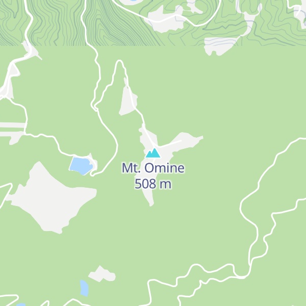 Map of Mt. Omine