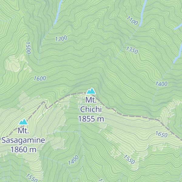 Map of Mt. Chichi