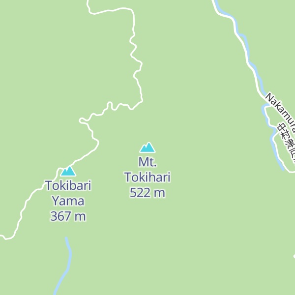 Map of Mt. Tokihari