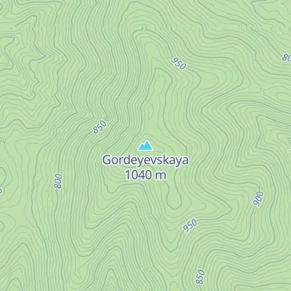 Map of Gordeyevskaya