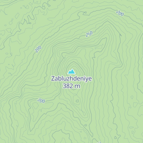Map of Zabluzhdeniye