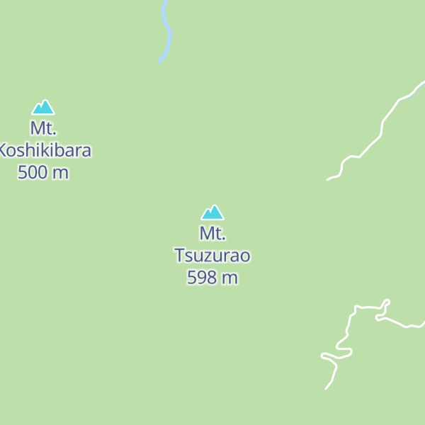Map of Mt. Tsuzurao
