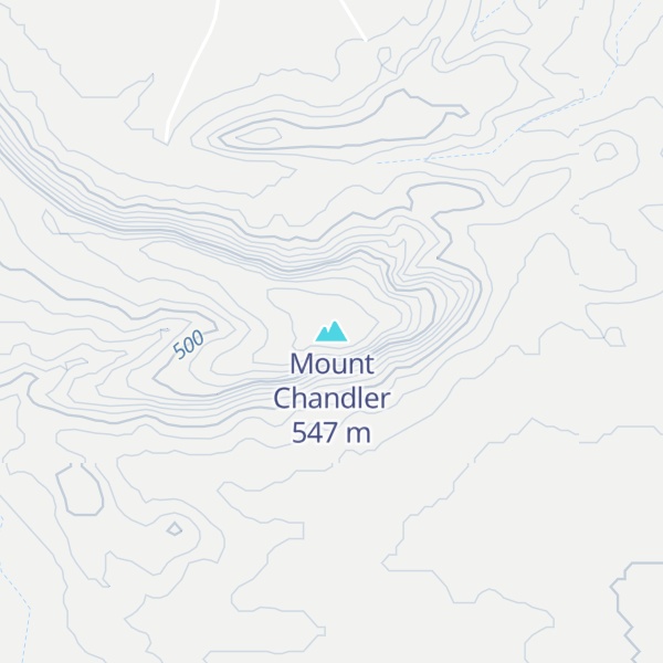 Map of Mount Chandler
