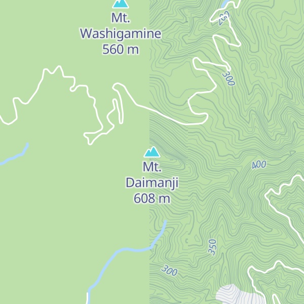 Map of Mt. Daimanji