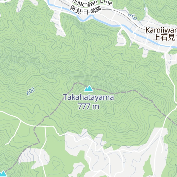 Map of Takahatayama