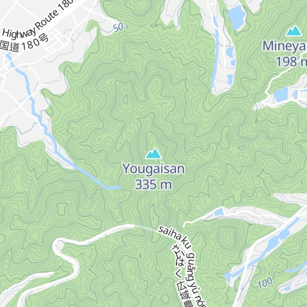 Map of Yougaisan