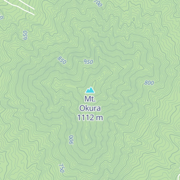 Map of Mt. Okura