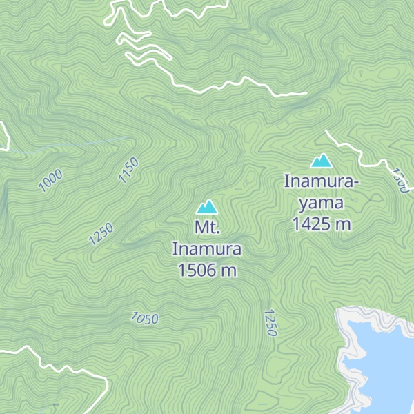 Map of Mt. Inamura