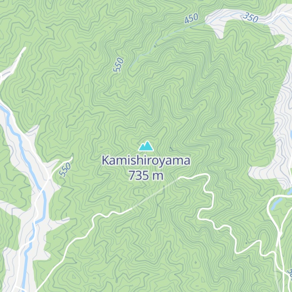Map of Kamishiroyama