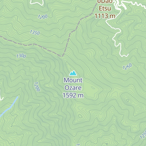 Map of Mount Ozare