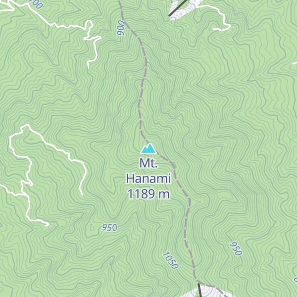 Map of Mt. Hanami