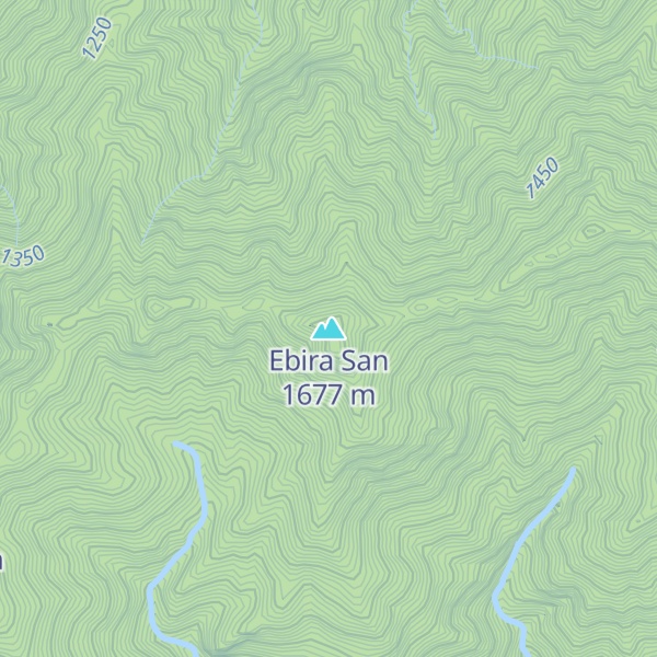 Map of Ebira San