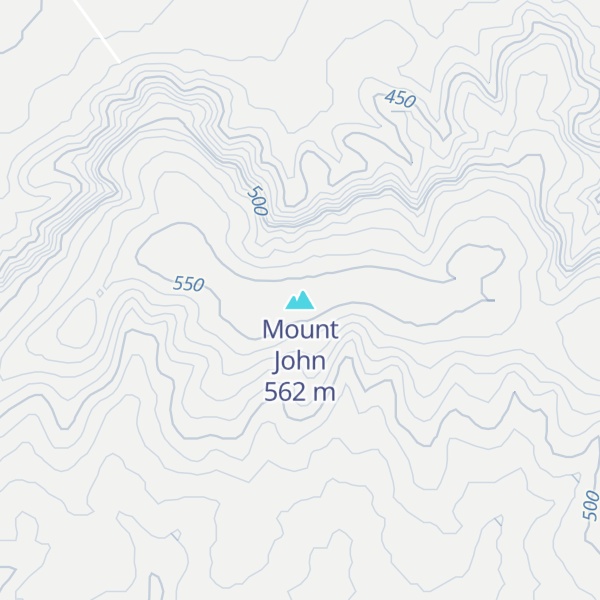 Map of Mount John