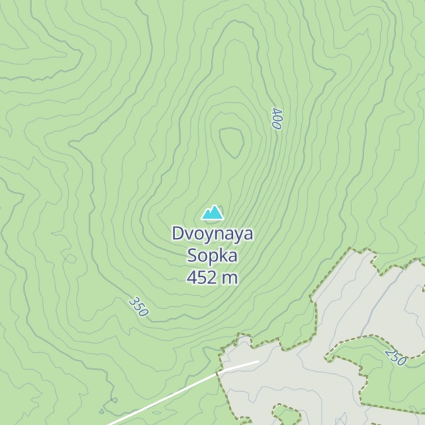 Map of Dvoynaya Sopka