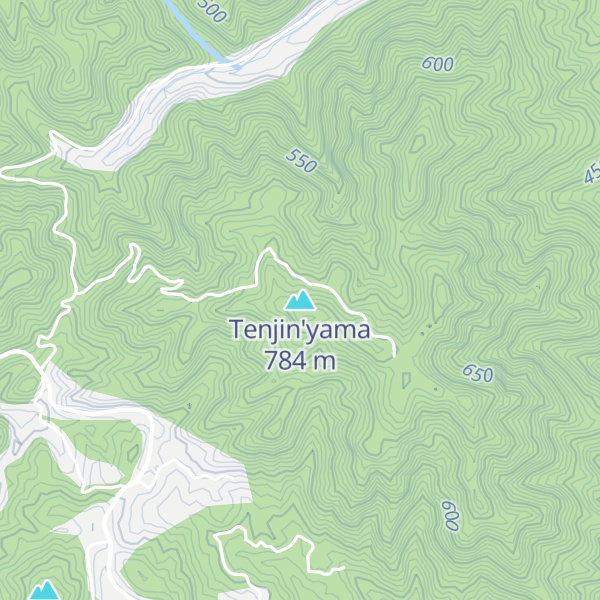 Map of Tenjin'yama