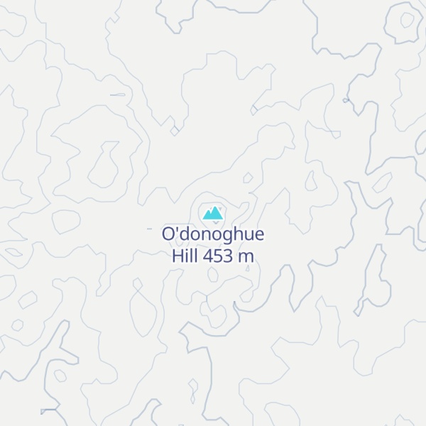 Map of O'donoghue Hill