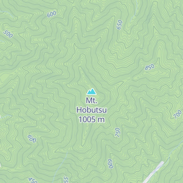 Map of Mt. Hobutsu