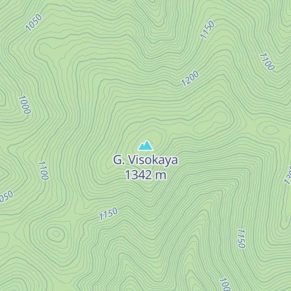 Map of G. Visokaya