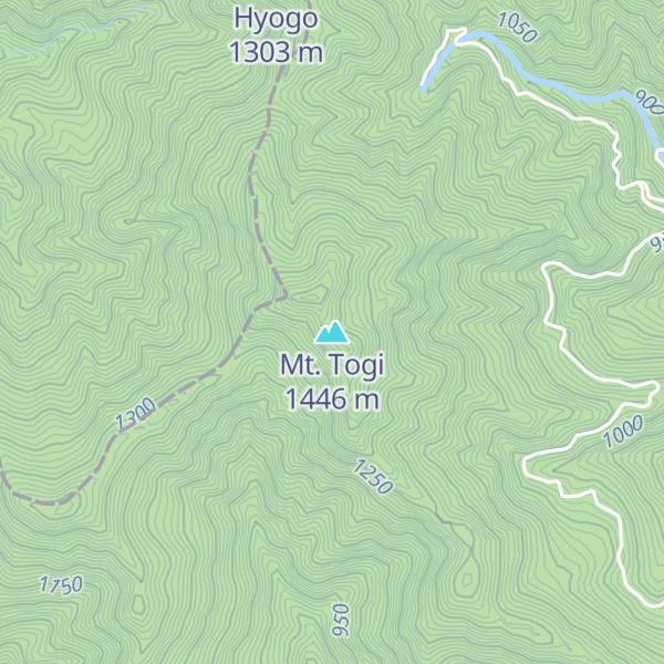 Map of Mt. Togi
