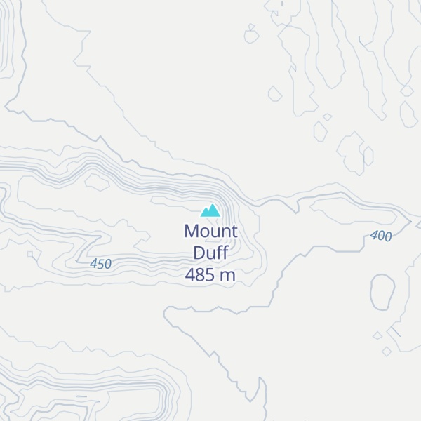 Map of Mount Duff