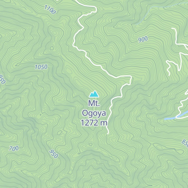 Map of Mt. Ogoya