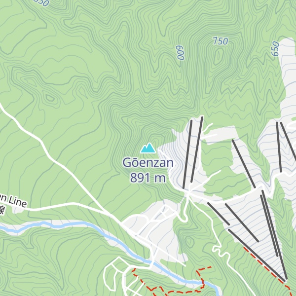 Map of Gōenzan
