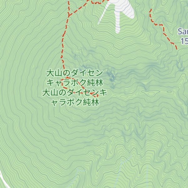Map of ōYama Chōjō Hinan Koya