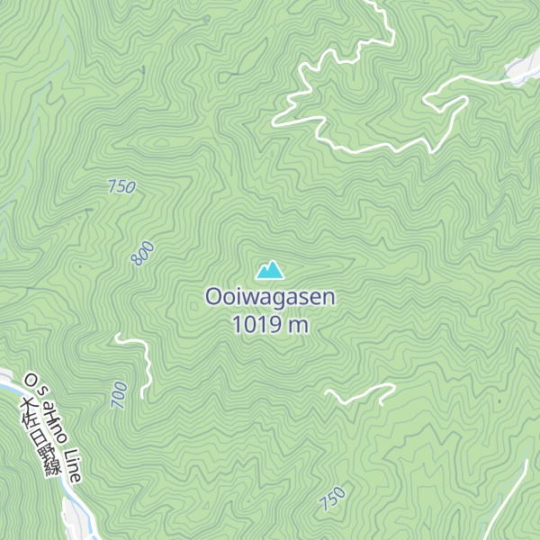 Map of Ooiwagasen