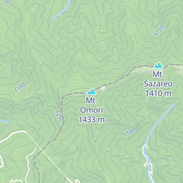Map of Mt. Omori