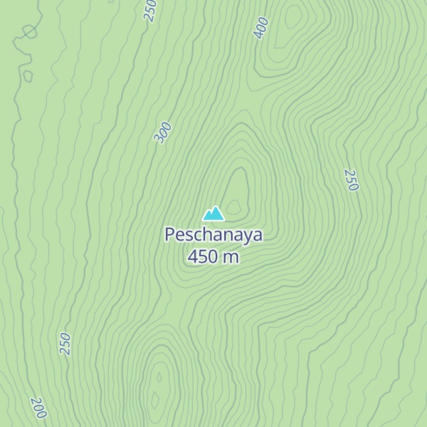 Map of Peschanaya