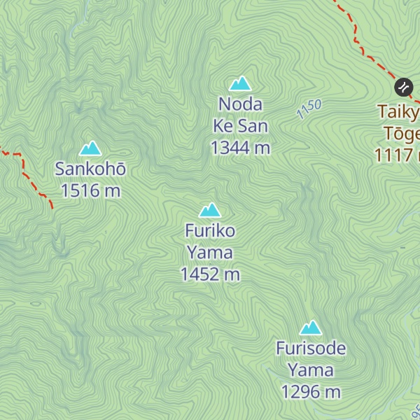 Map of Furiko Yama